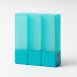 Suzzi CUBIC Travel Bottle - Sea Foam Green - L 100ml - Three Piece Travel Set